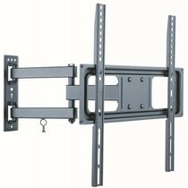 Крепление для ТВ наклонно-поворотное 32"-55" Ultramounts UM 872 нагрузка max 35 кг, наклон -15°/ +10°, поворот -90°/ +90°, от стены 63-427 мм, чёрный