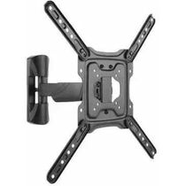 Крепление для ТВ наклонно-поворотное 23"-55" Ultramounts UM 869 нагрузка max 35 кг, наклон +5°/ -15°, поворот ±90°, от стены 49-305 мм, чёрный
