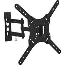 Крепление для ТВ наклонно-поворотное 23"-55" Ultramounts UM 870 нагрузка max 30 кг, наклон ±20°, поворот ±90°, от стены 88-398 мм, чёрный