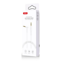 Кабель -XO- 1м, 3.5 Jack(П) - 3.5 Jack(П), Пластик, Белый, коробка, (6920680856718)