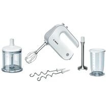 Миксер ручной Bosch MFQ4080 белый (500 Вт; скоростей - 5; насадок - 4)