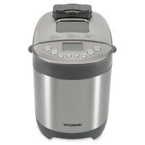 Хлебопечь Hyundai HYBM-4082 серебристый (550 Вт, макс. вес - 1000 г, количество программ - 14)