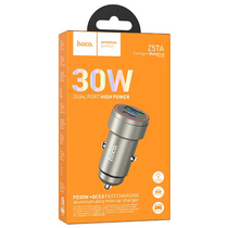 АЗУ HOCO Z57A Glorious (1xUSB, 1xType-C, 3А PD30W+QC3.0, золотистый  металлик)