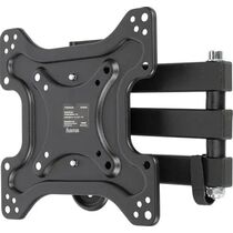 Крепление для ТВ поворотно-выдвижной и наклонный 19"-48" Hama R1 118155 нагрузка max 25 кг, VESA max 200 х 200, чёрный