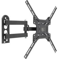 Крепление для ТВ поворотно-выдвижной и наклонный 32"-65" Hama R1 118156 нагрузка max 25 кг, VESA max 400 х 400, чёрный
