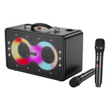 Портативная колонка напольная HOCO HA8 Ave 40W, черный, с двумя микрофонами, BT, miniJack 3.5, USB, (6942007629843)