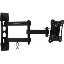 Крепление для ТВ поворотно-выдвижной и наклонный 13"-27" Ultramounts UM895 нагрузка max 15 кг, VESA max 100 х 100, чёрный