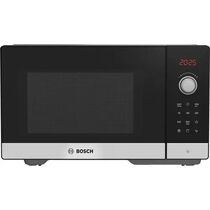 Микроволновая печь с грилем Bosch FEL053MS1 нержавеющая сталь/ черный (800 Вт, объем - 25 л, управление: комбинированное)