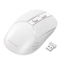 Мышь Borofone BG5 2.4G business winner оптическая, беспроводная, USB, офисная, Белый
