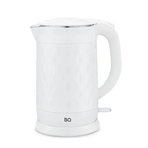 Чайник электрический BQ KT1715P белый (1800 Вт, объем - 1.7 л, корпус: металл/ пластик)