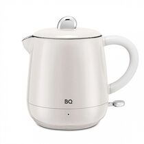 Чайник электрический BQ KT1717P белый (800 Вт, объем - 0.6 л, корпус: металл/ пластик)
