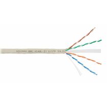 Кабель Cu UTP, Внутренний, 4x2x0.55, бухта 305м., Cat6, Nikomax нг(А)-LSLTx (NMC 4140L-IY)