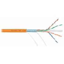 Кабель Cu FTP, Внутренний, 4x2x0.55, бухта 305м., Cat6, Nikomax нг(А)-HF (NMC 4240C-OR)