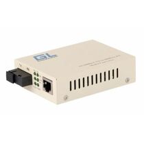 Медиаконвертер Nikomax GL-MC-UTPF-SC1F-18SM-1550 (WDM SC 10/ 100Mb, 20 Km, ТХ1550, LFP) + БП