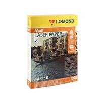 Фотобумага Lomond, A4, 240 гр/ м2, 150л, Ultra DS Matt CLC, матовая, двусторонняя, (0300741) для лазерной печати