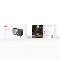 Портативная колонка -XO- F41 Mirror 5W, черный, BT, FM приемник, Пластик, (6920680846139)