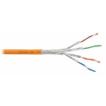 Кабель Cu SFTP, Внутренний, 4x2x0.58, бухта 500м., Cat6a, Nikomax нг(А)-HF (NMC 9555C-OR)