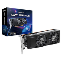 Видеокарта ASRock Intel Arc A380 Low Profile 6GB GDDR6 96 бит 1хDisplayPort, 1хHDMI