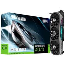 Видеокарта Zotac RTX4070 Trinity 12GB GDDR6X 192bit 3xDP HDMI  Premium Pack