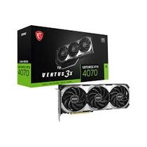 Видеокарта PCIe: GeForce RTX 4070 VENTUS 3X E1 MSI (12Гб, GDDR6, 192 бит, 3 x DisplayPort, HDMI)