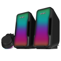 Колонка 2.0 Sven 435 10W, черный, BT, miniJack 3.5, Пластик (SV-020927)
