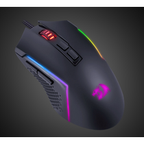 Мышь Redragon Trident Lite оптическая, проводная, USB, игровая, с подсветкой, черный (72018)