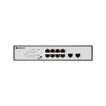 Неуправляемый коммутатор Origo 8x1000Base-T PoE, 2x1000Base-T, PoE Budget 120W, Long-range PoE up to 250m, 19" w/ brackets