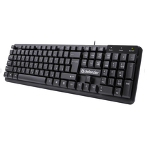 Клавиатура Defender Symbol HB-559, проводная, офисная, USB, черный, кабель 1,5 м (45559)