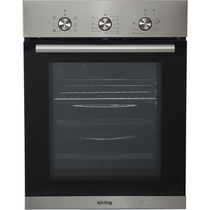 Электрический встраиваемый духовой шкаф Korting OKB 4630 CMX серебристый ( объем - 45 л. t -240°)