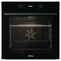 Электрический встраиваемый духовой шкаф Korting OKB 2820 EN черный ( объем - 77 л. t -275°)