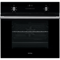 Электрический встраиваемый духовой шкаф Korting OKB 760 FN черный ( объем - 64 л. t -275°)