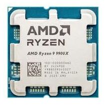 Процессор AM5 Ryzen 9 9900X Tray 3.90 ГГц (5,40 ГГц), 12 ядер, 24 потоков, Graphics, Ridge 120Вт (100-000000662 )