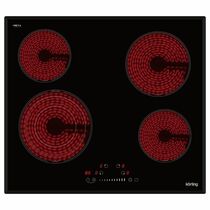 Электрическая варочная панель Korting HK 63500 B черный (конфорок - 4 шт, панель - стеклокерамика)