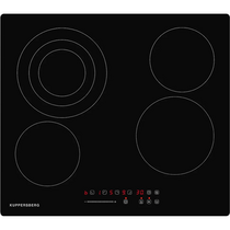 Электрическая варочная панель Kuppersberg ECS 630 черный (конфорок - 4 шт, панель - стеклокерамика, Wok - нет)
