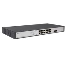 Неуправляемый POE-коммутатор 18 портов Origo OS2218FP/ 200W/ A1A ( 16x1Гбит/ с, 2xSFP, 16xPOE, PoE‑бюджет 250 Вт) корпус - металл, DIP-переключатель