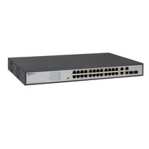 Неуправляемый POE-коммутатор 28 портов Origo OS2228P/ 370W/ A1A ( 26x1Гбит/ с, 2хRJ45/ SFP, 24xPOE, PoE‑бюджет 370 Вт) корпус - металл