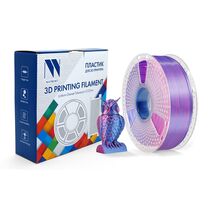 Купить Филамент Silk PLA+  Red/ Blue  для 3D печати (1,75мм/ 330м/ 1кг) NV Print в Симферополе, Севастополе, Крыму