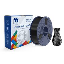 Купить Филамент TPU Black для 3D печати (1,75мм/ 165м/ 0,5кг) NV Print в Симферополе, Севастополе, Крыму