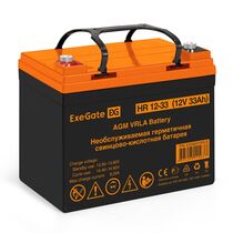 АКБ 12V 33Ah, ExeGate HR 12-33 для использования в ИБП