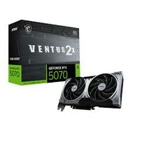 Видеокарта PCIe: GeForce RTX 5070 12G VENTUS 2X MSI (12Gb, GDDR7, 192 бит, DP*3, HDMI)
