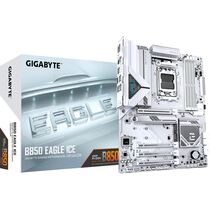 Материнская плата Gigabyte AM5: B850 EAGLE ICE [B850, 4*DDR5, 4*Sata3, 3*PCI Ex16, 3*M.2, 8*USB 2, 8*USB3, DP, HDMI, PS/ 2, ATX]