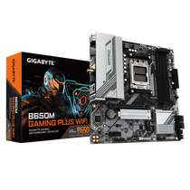 Материнская плата Gigabyte AM5: B650M GAMING PLUS WF [B650, 4хDDR5, 1хPCIe1, 1хPCIe16, 4хSATA3, 2хМ2, 4xUSB 3, 2xUSB 2, HDMI, PS/ 2, Micro-ATX]