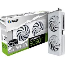 Видеокарта GeForce RTX 5060Ti 8G WHITE OC 8GB PALIT (8Gb, GDDR7, 128 bit, HDMI, 3*DP) PA-RTX5060Ti WHITE OC 8GB PALIT