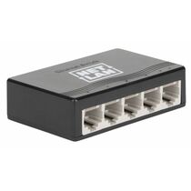 Неуправляемый коммутатор 05 портов NetLan NLS-115 (5x100Мбит/ с) корпус - пластик