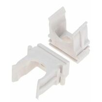 Крепеж-клипса для труб ø16мм, белая (100 шт/ уп) Rexant (28-0116-6)