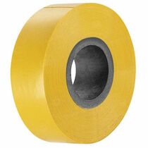 Изолента ПВХ 0,13х15 мм, 25 м, желтая Kranz (KR-09-2102) кратность заказа 5 рулонов