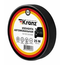 Изолента автомобильная KRANZ полиэстер, 0.17х25 мм, 25 м (KR-09-2916-1)