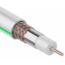 Кабель коаксиальный SAT 703B, 75Ом, Cu/ Al/ Cu, 75%, бух.10м., Внутренний, белый Rexant (01-2431-10)
