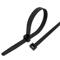 Стяжка нейлоновая морозостойкая 300x3,6мм, черная (100 шт/ уп) Rexant (87-0301)