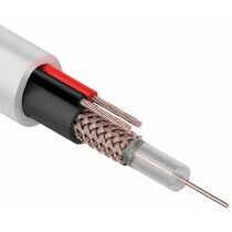 Кабель КВК-В-1,5+2x0,50 мм² (Cu/ Cu), внутренний, белый, бухта 200 м. Rexant (01-4012)